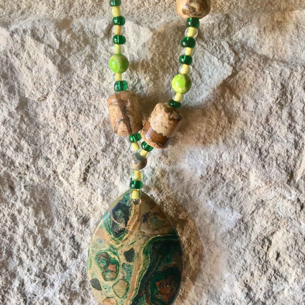 GIFTED Free with Purchase over $50 Jasper Necklace